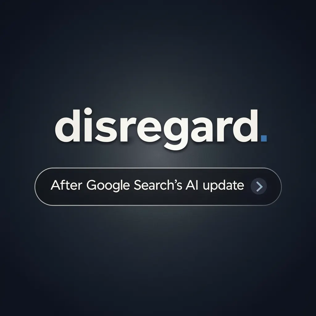 You can no longer Google the word ‘disregard’