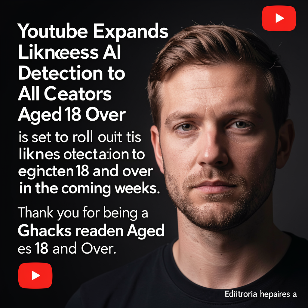 YouTube Expands AI Likeness Detection to All Creators Aged 18 and Over