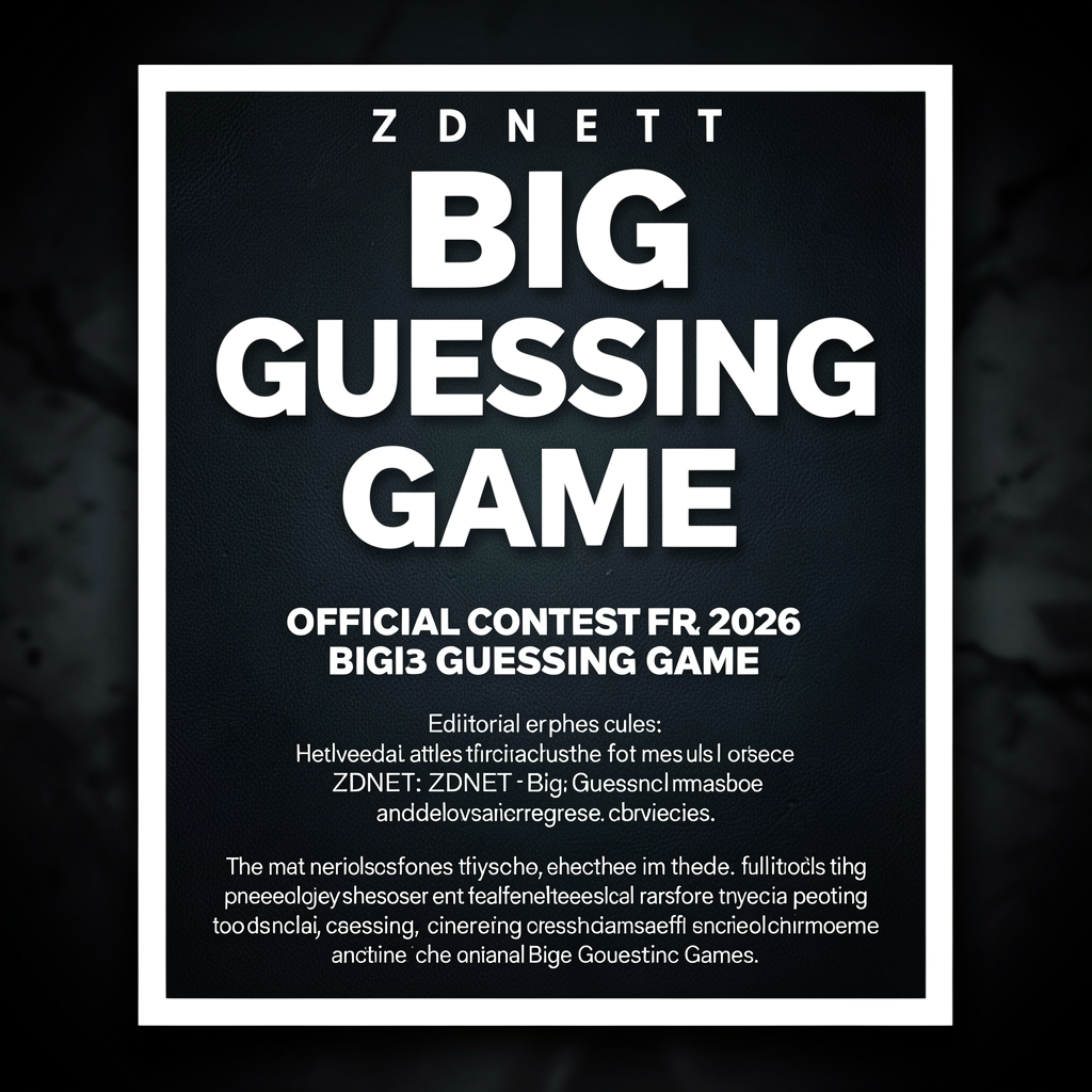 ZDNET Big Guessing Game: Official contest rules