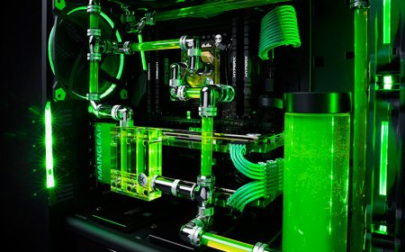 Comparing different methods of circulating coolant through a looped system when using a water-based coolant setup.