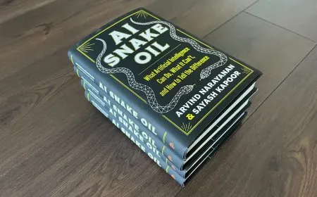 Starting reading the AI Snake Oil book online today