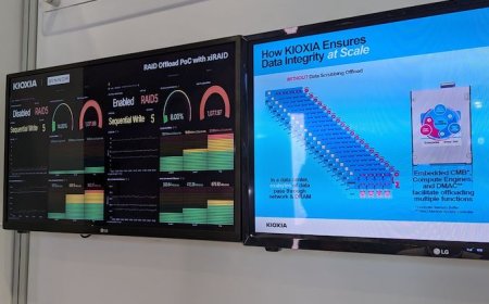 Kioxia Demonstrates RAID Offload Scheme for NVMe Drives