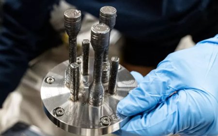 First 3D metal part printed in space is a breakthrough for future long-distance missions