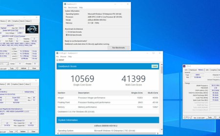 AMD EPYC 4124P Quad-core Overclocked to 6.70 GHz on Desktop Motherboard