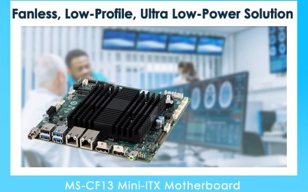 Unveiling the MS-CF13 Mini-ITX Motherboard: The Ultimate Fanless, Low-Profile, Ultra Low-Power Solution