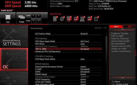 13% Performance Increasing! The 105W TDP option for 9700X and 9600X BIOS are now releasing