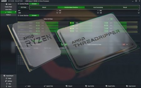 AMD Ends Support For 1st & 2nd Gen Ryzen & Threadripper CPUs In Ryzen Master