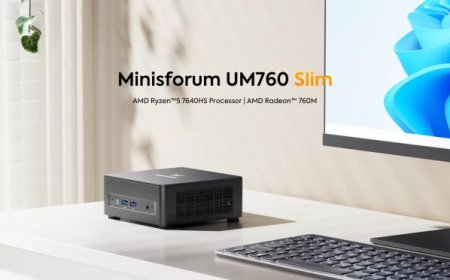 Minisforum Launches Lightweight UM760 Slim Mini PC With AMD Ryzen 5 7640HS