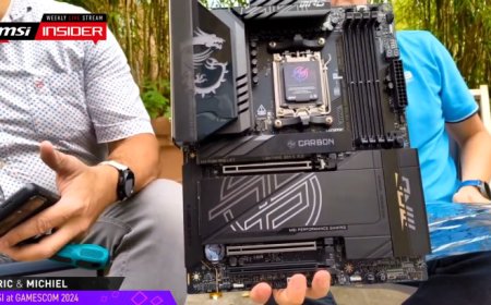MSI Shows off MPG X870E Carbon WIFI Motherboard: 20 VRM Phases, Dual USB4 Ports, EZ Clip M.2 Slots & More