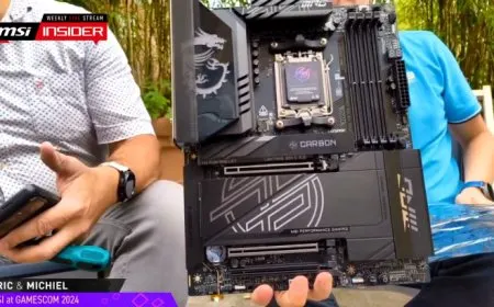 MSI Shows off MPG X870E Carbon WIFI Motherboard: 20 VRM Phases, Dual USB4 Ports, EZ Clip M.2 Slots & More