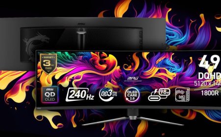 MSI Unveils Massive 49″ MPG 491CQPX Dual-QHD Ultra-Wide & QD-OLED Gaming Monitor, Priced at $1199
