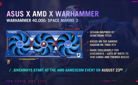 ASUS’s AMD Radeon RX 7900 XTX Space Marine 2 Limited Edition GPU Revealed, Only 20 Units To Be Given Away