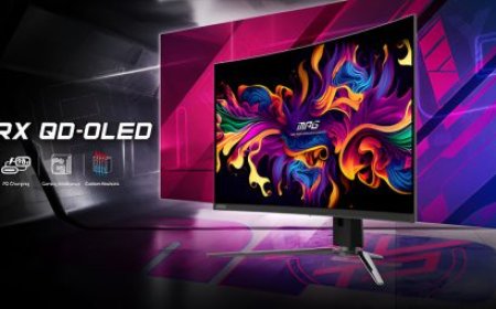 MSI Launches Its First 32-Inch Curved QD-OLED MPG 321CURX Gaming Monitor With 240Hz Refresh Rate