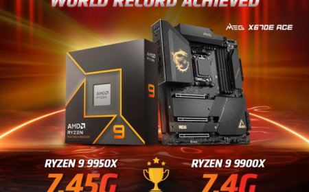 MSI Sets AMD Ryzen 9000 “Zen 5″Overclocking World Record With MEG X670E ACE: Ryzen 9 9950X Pushed To 7.45 GHz, 9900X To 7.4 GHz