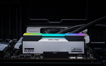 KLEVV Unveils CRAS V RGB ROG Certified DDR5 Memory, Up To 7400 MT/s In 48 GB Capacities