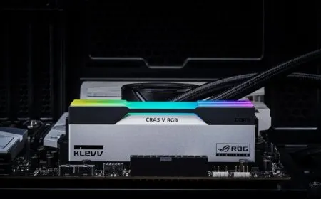 KLEVV Unveils CRAS V RGB ROG Certified DDR5 Memory, Up To 7400 MT/s In 48 GB Capacities