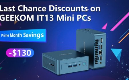 Back to School Promo Brings Wccftech-Exclusive Discount on GEEKOM IT13 Mini PC
