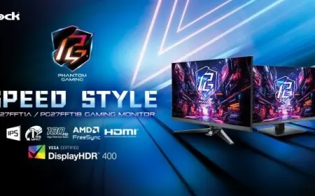 ASRock Intros Two New 180Hz IPS Gaming Monitors, The PG27FFT1A & PG27FFT1B