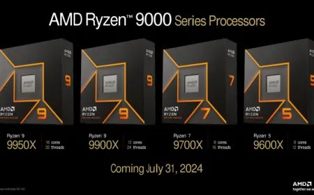 AMD Ryzen 9000 “Zen 5” Desktop CPUs Officially Launch on 31st July: Lower Power & Cooler, New Overclocking Features…