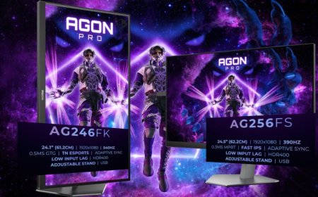 AOC Launches AGON PRO AG246FK 540Hz 24.1″ & AGON PRO AG256F 390Hz 24.5″ Gaming Monitors, Priced At £599 & £379