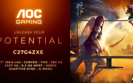 AOC AGON C27G4ZXE Gaming Monitor: 27″ Fast VA Panel With 280Hz Refresh Rate & 1500R Curve