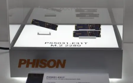 Phison’s E31T SSD Controller Brings Gen5 To Affordable & Heatsink-Less Designs