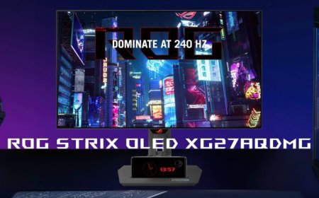 ASUS Unveils ROG STRIX OLED XG27AQDMG, The World’s First Glossy WOLED Gaming Monitor: 26.5″ QHD & 240Hz
