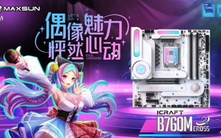 Maxsun Launches It’s First Anime-Themed Motherboard, The MS-iCraft B760M Cross