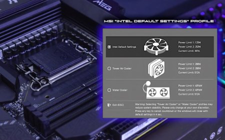 MSI Implements “Intel Default Settings” BIOS Profile For Its Z790 Motherboards, 125W PL1 & 253W PL2 For 14th & 13th Gen CPUs