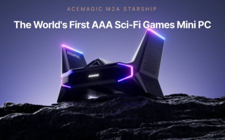 ACEMAGIC Unveils M2A Starship, A Tie-Fighter Shaped Mini PC, Featuring Top-Grade Cooling