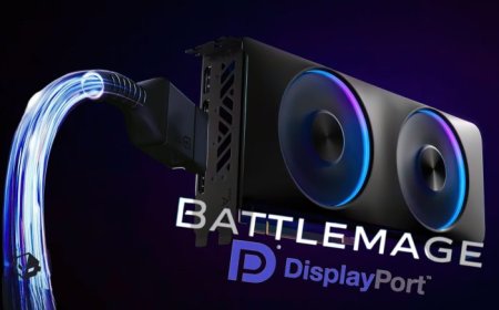 Intel Battlemage “Xe2” GPUs Might Be Limited To DisplayPort 2.0 UHBR13.5 Support