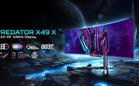 Acer Predator X49 X QD-OLED Gaming Monitor Revealed: 48.9-Inch 240Hz Ultrawide Display