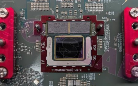 Intel Lunar Lake-MX CPU Pictured On Reference Platform: 8 CPU Cores, 8 Arc GPU Cores, On-Package LPDDR5x Memory