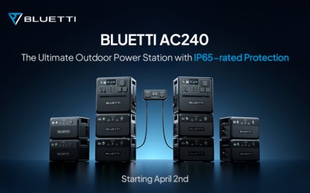 Power Beyond Limits with BLUETTI New AC240 IP65 Weatherproof Portable Power Station