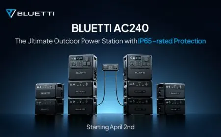 Power Beyond Limits with BLUETTI New AC240 IP65 Weatherproof Portable Power Station