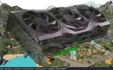 AMD Demos GPU Work Graphs On Radeon RX 7900 XTX, Much Faster Rendering With Mesh Nodes Coming Later This Year