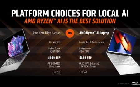 AMD Ryzen AI CPUs Knock Out Intel Core Ultra In AI LLMs & GenAI Benchmarks, Go Low Power & Cheaper With XDNA