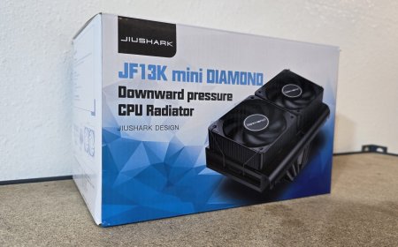 Jiushark JF13K mini DIAMOND Review: A unique top-down CPU Cooler