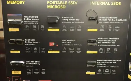 Lexar Displays Really Fast ARES RGB DDR5 Memory With Up To 8400 MT/s Speeds, NM1090 Gen5 SSDs Up To 12 GB/s