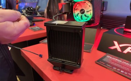 XPG Prototypes Hybrid Air & Liquid Cooler With Up To 280W Cooling For Intel & AMD CPUs