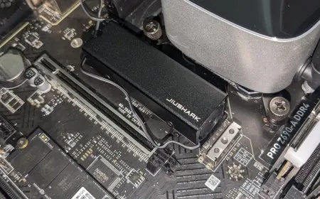 Jiushark M.2-Two SSD Heatsink Cooler Review: Strong cooling performance with broad compatibility