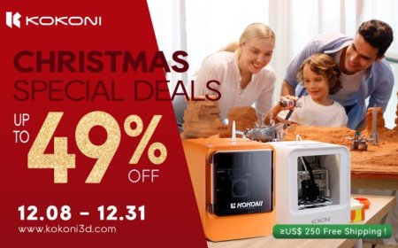 KOKONI EC2 3D Printer: Get 49% OFF As The Perfect Christmas Gift For Kids and Newcomers