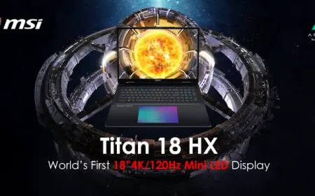 MSI Titan 18 HX Gaming Laptop Is A Portable Gaming PC: World’s First 18″ 4K 120Hz MiniLED Display, Core i9-14900HX &…