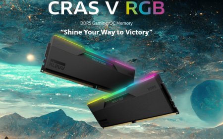KLEVV Launches CRAS V RGB DDR5 Memory Kits: Up To 8400 MT/s In 48 GB Flavors