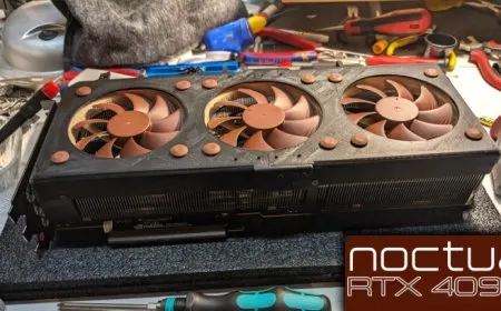 Redditor Creates His Own Custom Triple-Fan Noctua Cooler For NVIDIA’s GeForce RTX 4090 GPU