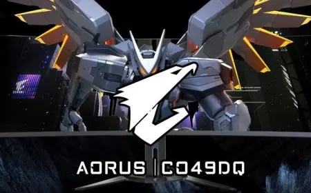 AORUS Unveils C049DQ Gaming Monitor: 49″ QD-OLED, Dual-QHD, Ultra-Wide Curved Design, AI For Burn-In Protection