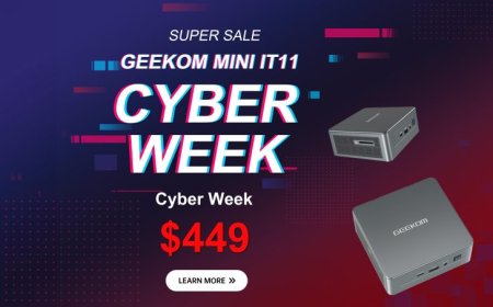 GEEKOM Cyber Week Exclusive: Mini IT11 With 32 GB RAM/1TB SSD For $449 [MSRP: $849] Using Our Discount Code