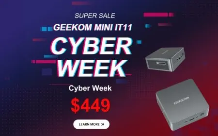 GEEKOM Cyber Week Exclusive: Mini IT11 With 32 GB RAM/1TB SSD For $449 [MSRP: $849] Using Our Discount Code