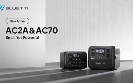 BLUETTI Unveils Two New Portable Power Stations – AC2A and AC70 – Redefining Outdoor Power