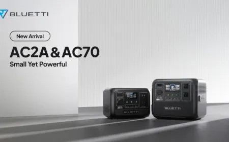 BLUETTI Unveils Two New Portable Power Stations – AC2A and AC70 – Redefining Outdoor Power